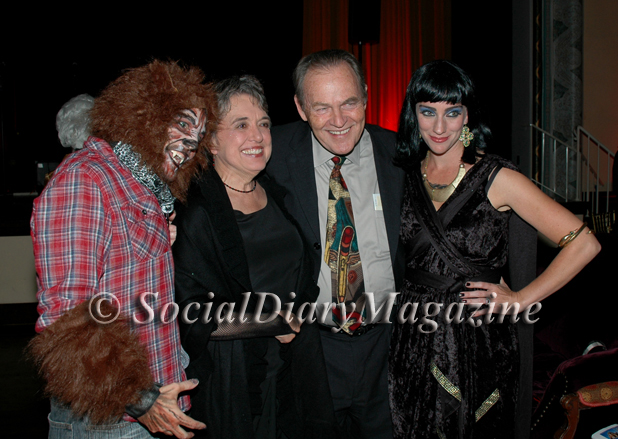 Pam and Hal Fuson with friends from the cast